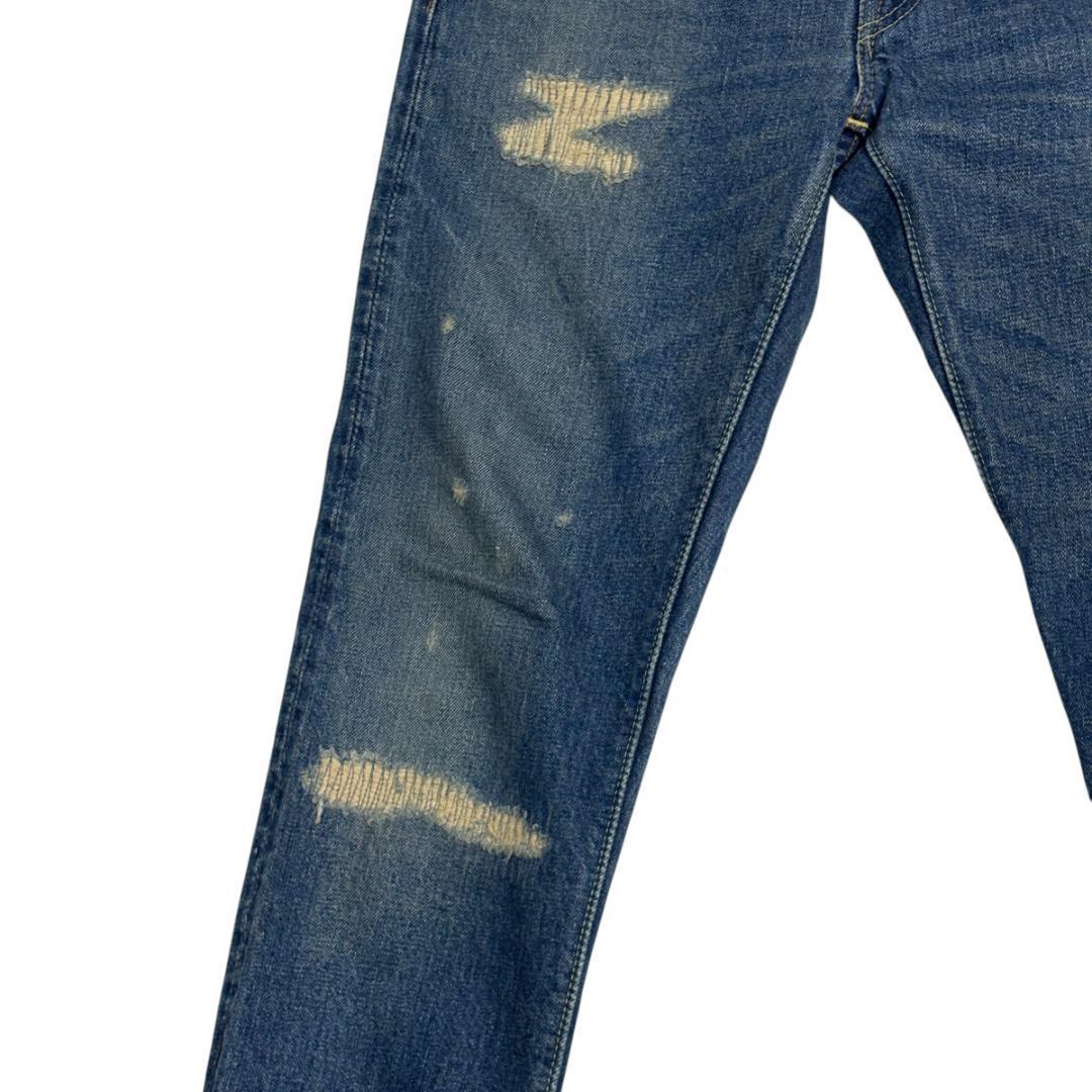 orSlow オアスロウ 107 セルビッチ ダメージ加工 デニム M（2）
