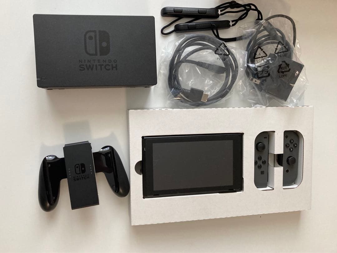 Nintendo Switch 本体 グレー バッテリー強化モデル