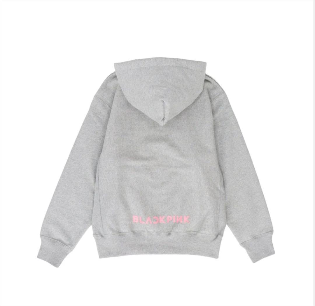 読売ジャイアンツ×BLACKPINK ロゴ　フーディー　グレー