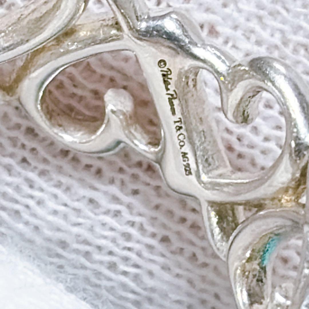 【美品】15号 Tiffany ティファニー フルラビングハート リング 925
