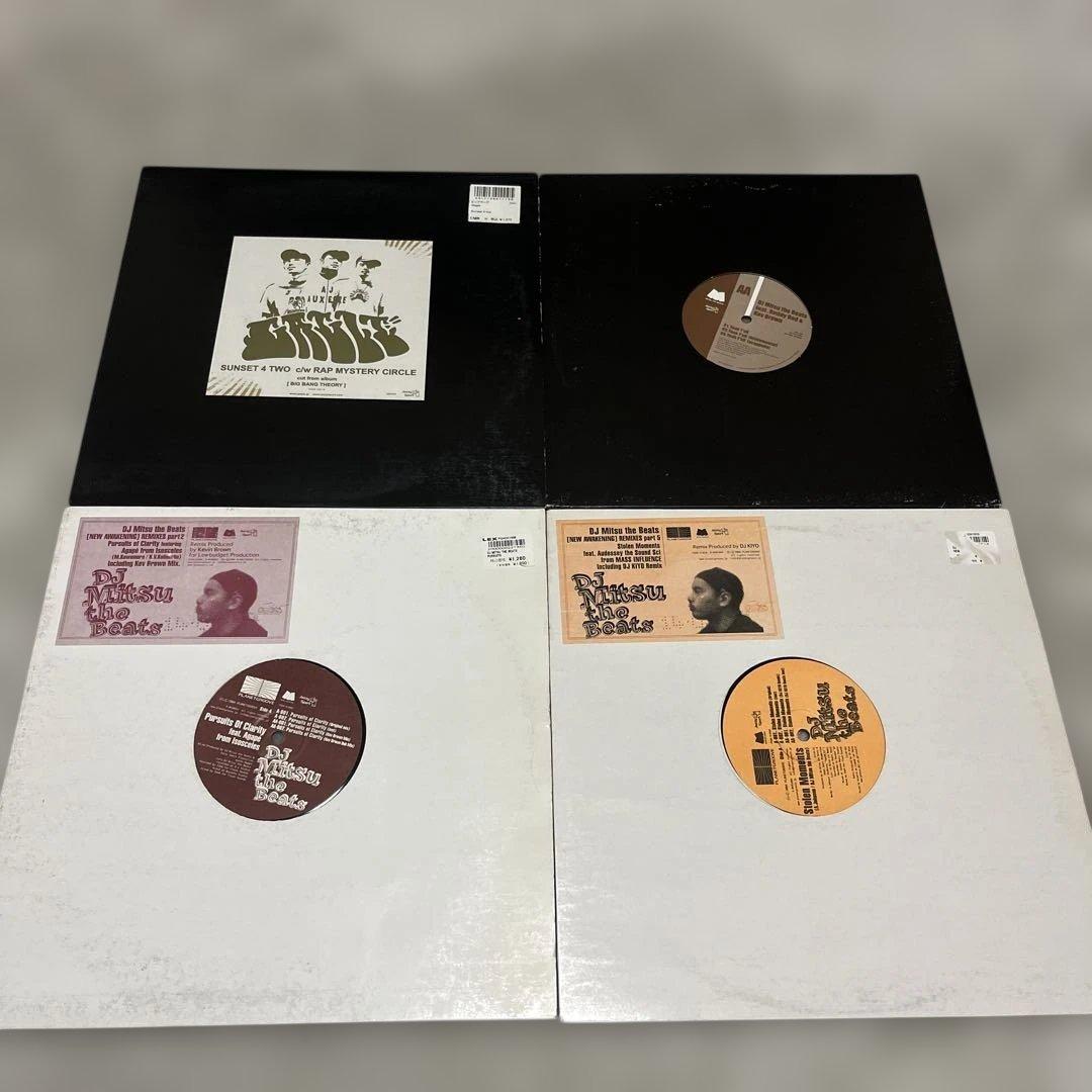 gagle、dj mitsu the beats　レコード　4枚セットまとめ売り
