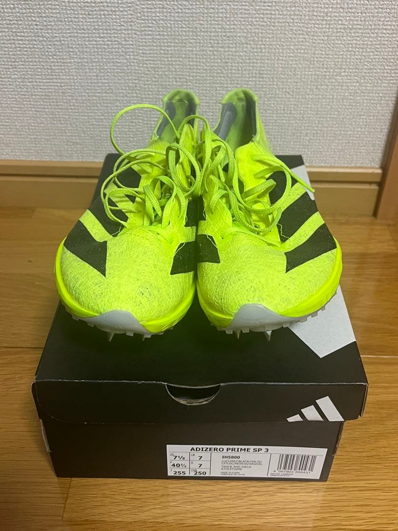【美品】adidas ADIZERO PRIME SP3 25.5cm