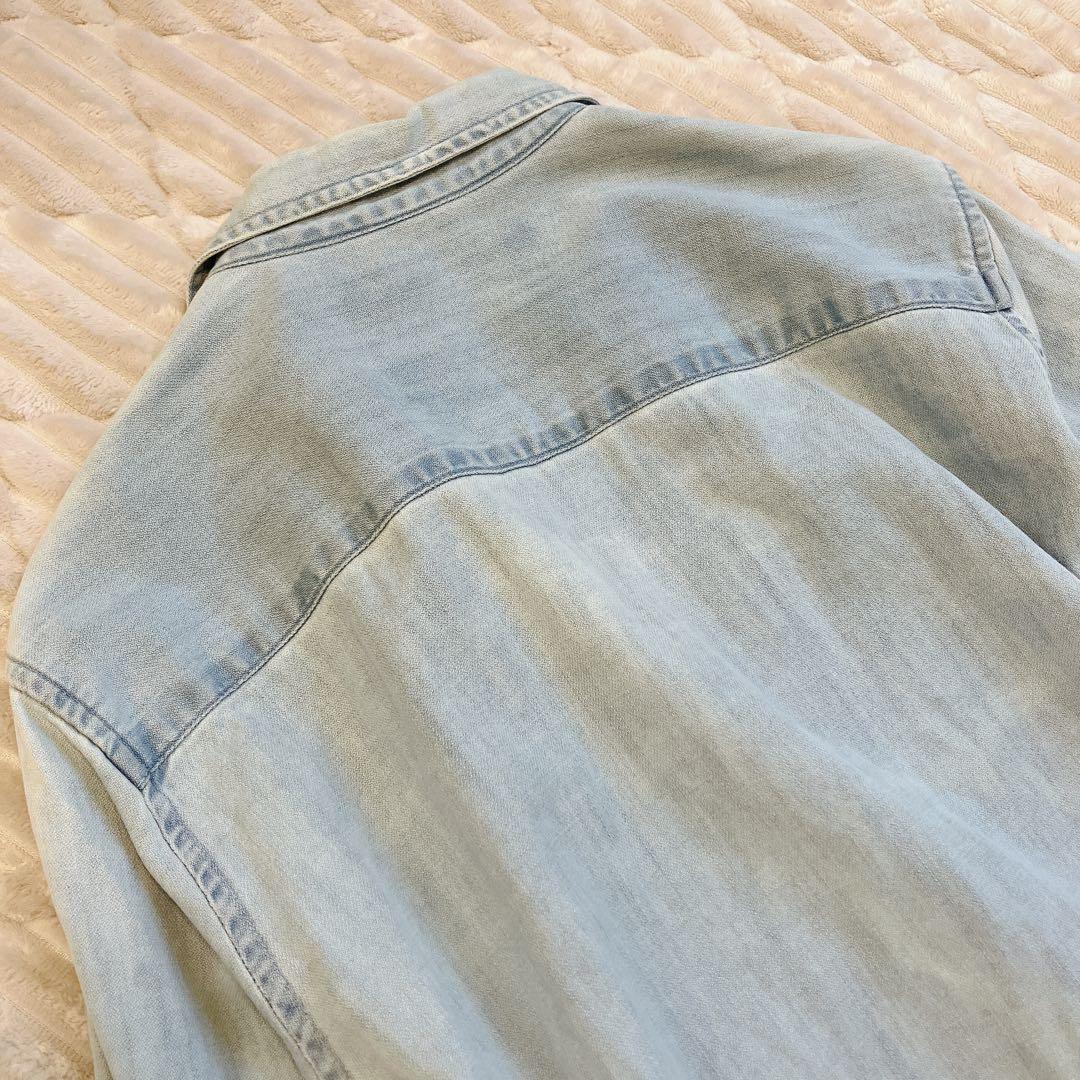 Frank&Eileen デニムスキッパーシャツ 長袖 サイズS グラデーション
