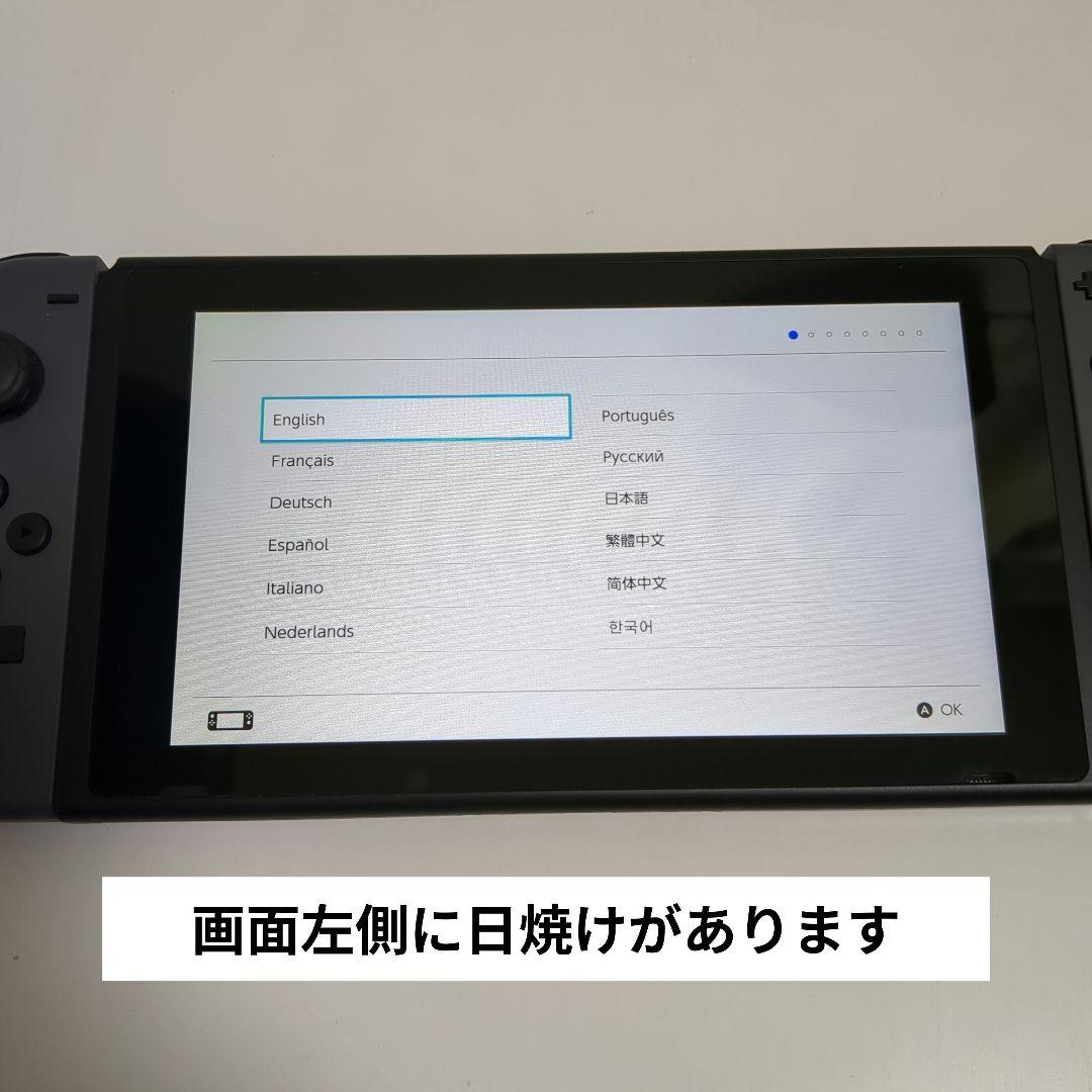 Nintendo Switch 本体 Joy-Conグレー 箱 付属品 ケース付