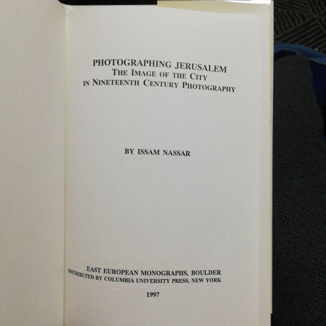 洋書 Photographing Jerusalem by Issam Nassar