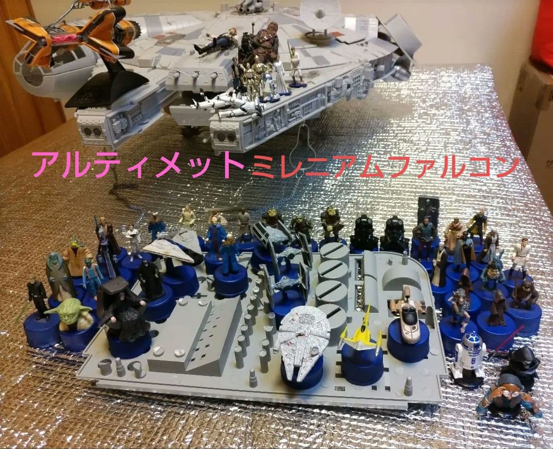 中古 アルティメットミレニアムファルコン&ミニフィギュア大量　セット