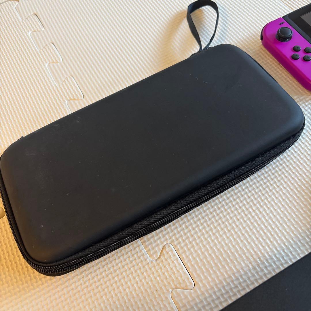 （のり）Nintendo Switch 本体 紫とオレンジのジョイコン