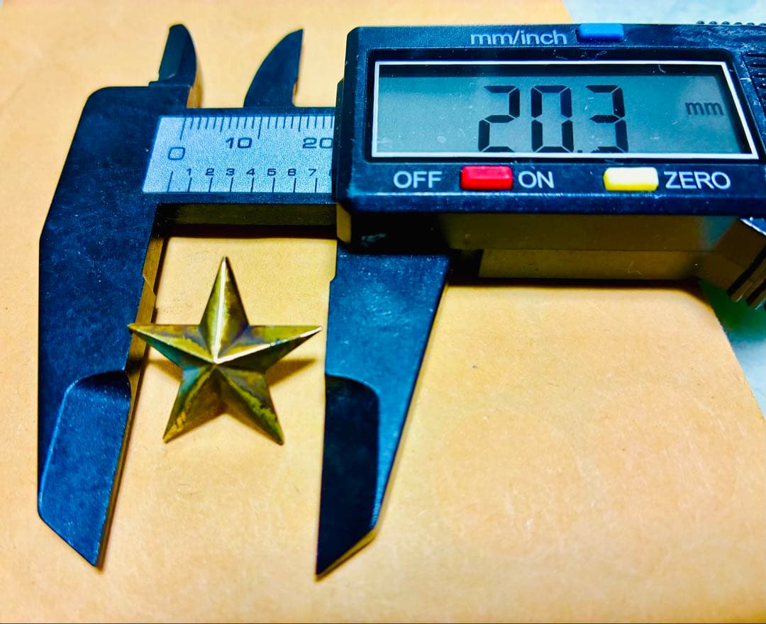 ♠︎ワンスター♠︎ビンテージ40s★オールド2個♠︎真鍮ブラス製♠︎ヘルズエンジェルス
