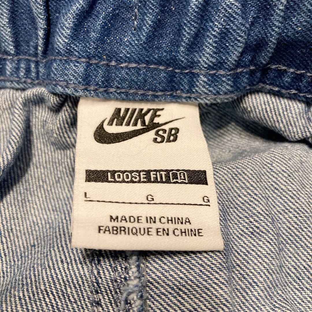 ナ*オ様 NIKE SB デニムパンツ L 新品 スケボー ルーズフィット