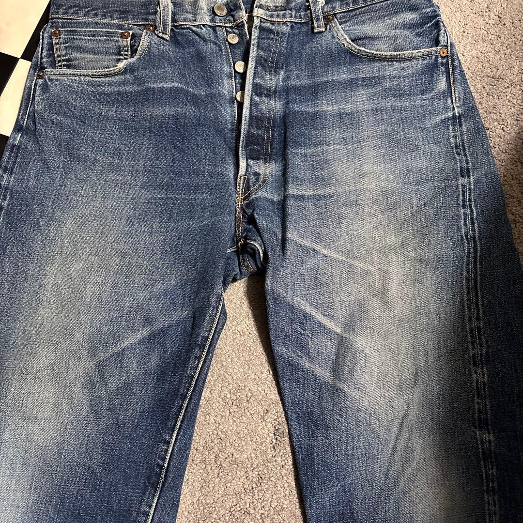 Levi's 501復刻ストレートデニム ビックE W38