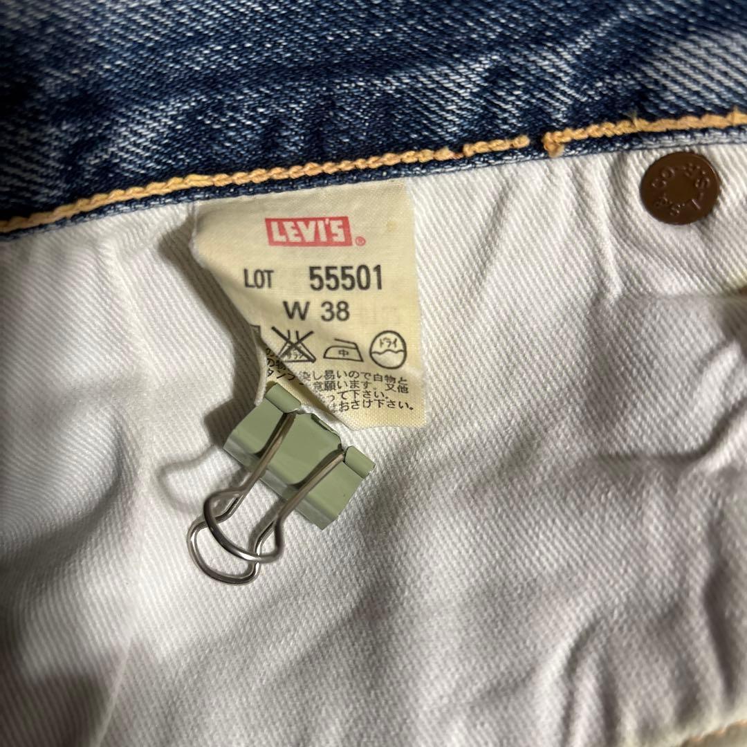 Levi's 501復刻ストレートデニム ビックE W38