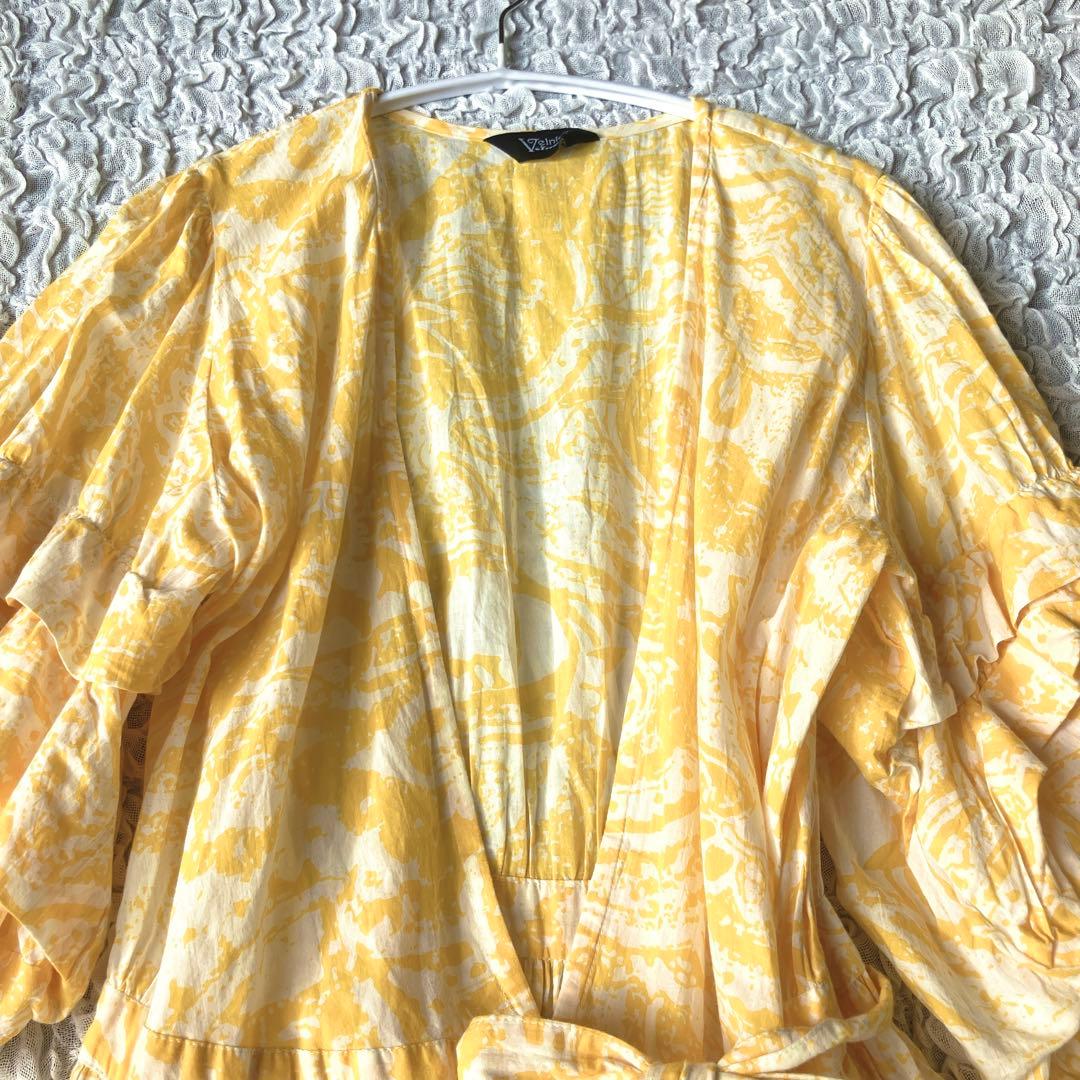 【公式サイト完売】Velnica カシュクールワンピース　定価53,000円