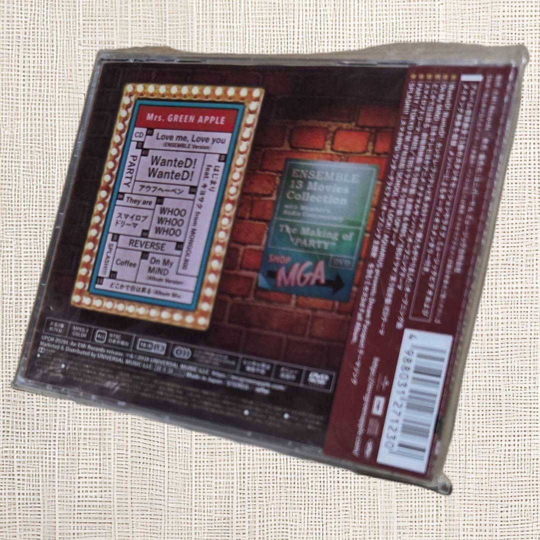 【未開封CD（初回限定盤）】Mrs.GREEN APPLE ENSEMBLE