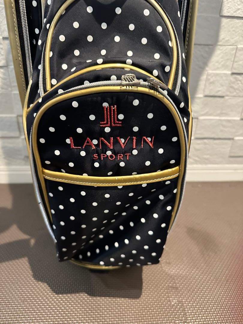 LANVIN SPORT ドット柄 キャディバッグ