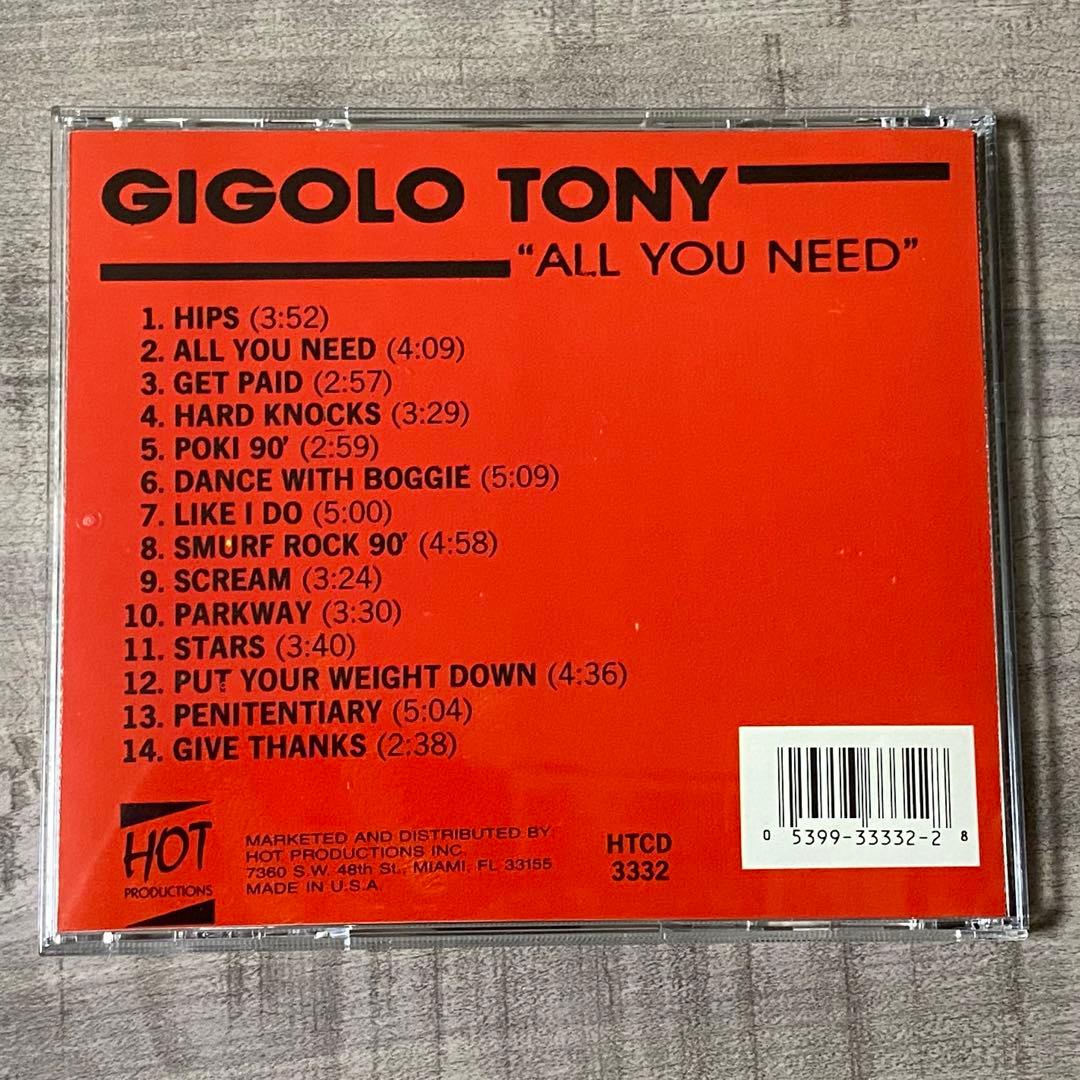 洋楽 Gigolo Tony BASS ELECTRO HIPHOP G-RAP
