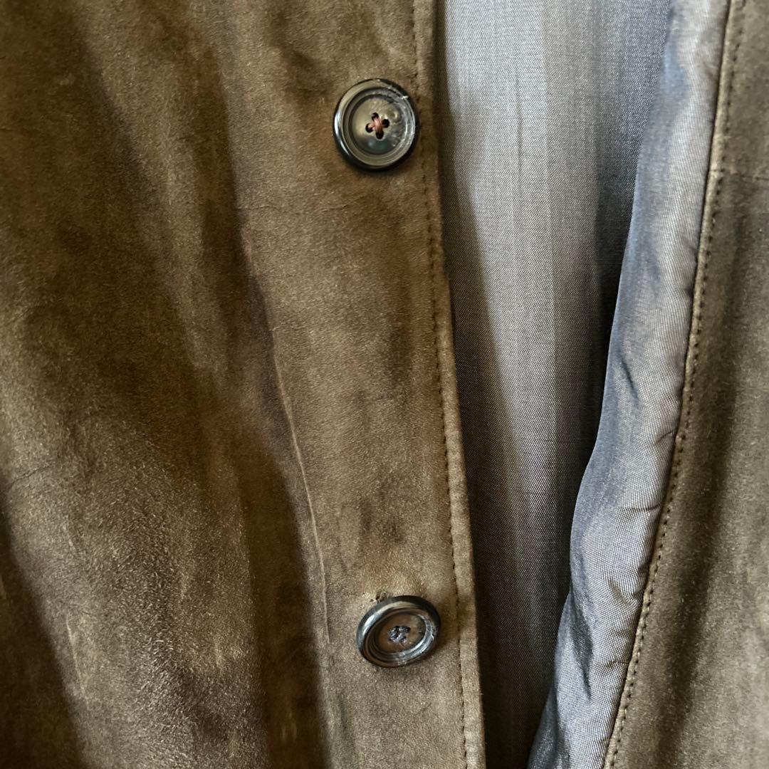 vintage 90s 本革 スエード レザーコート PETER KEEN