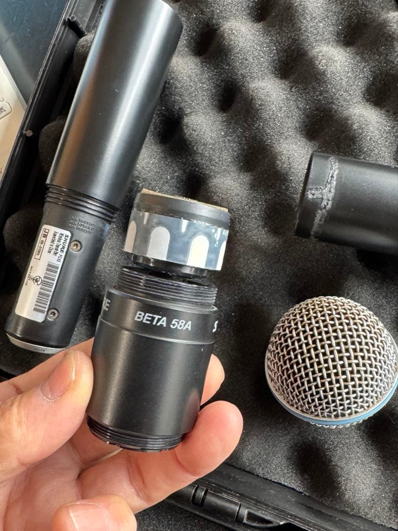 専用SHURE ワイヤレスシステム PGX2/BETA58A ボーカルマイク