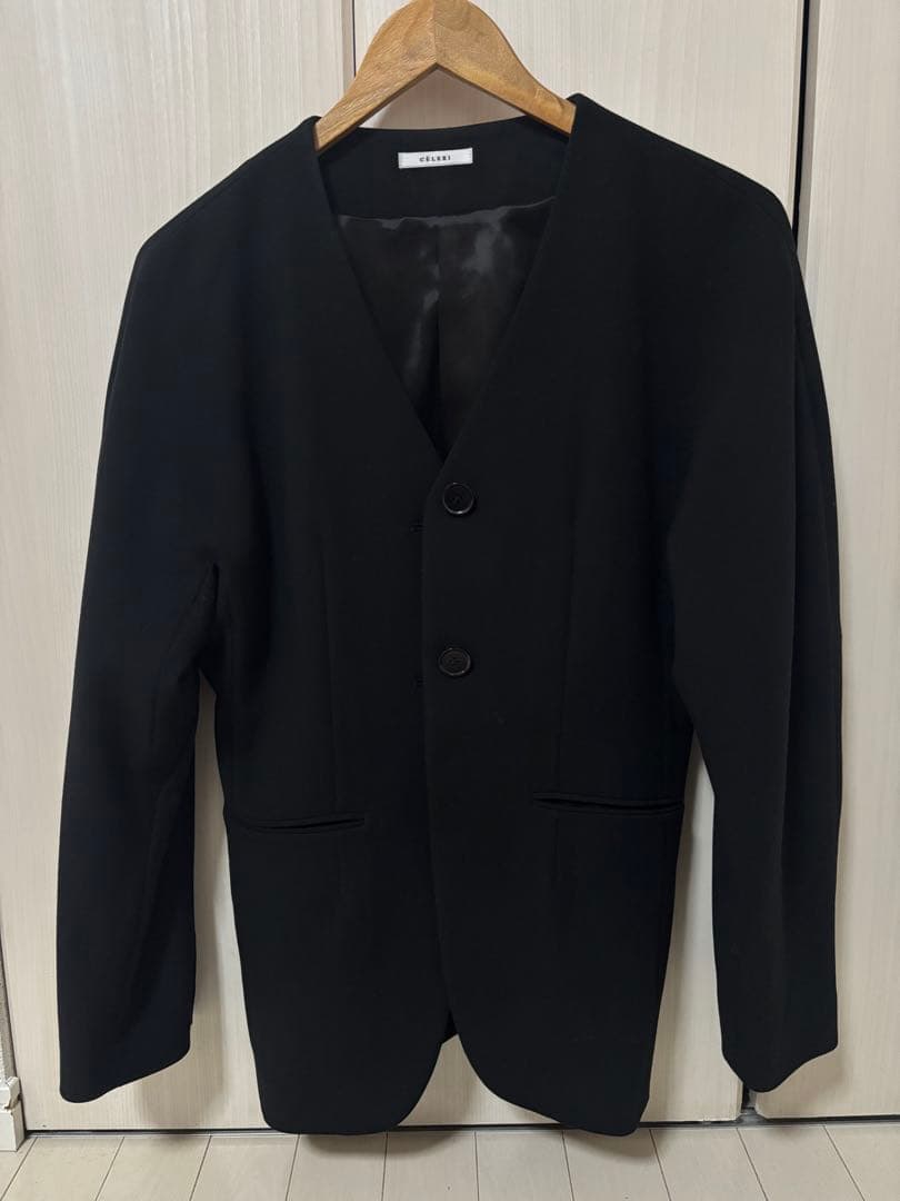 (完売品)Deuxieme Classe CELERI ノーカラー ジャケット