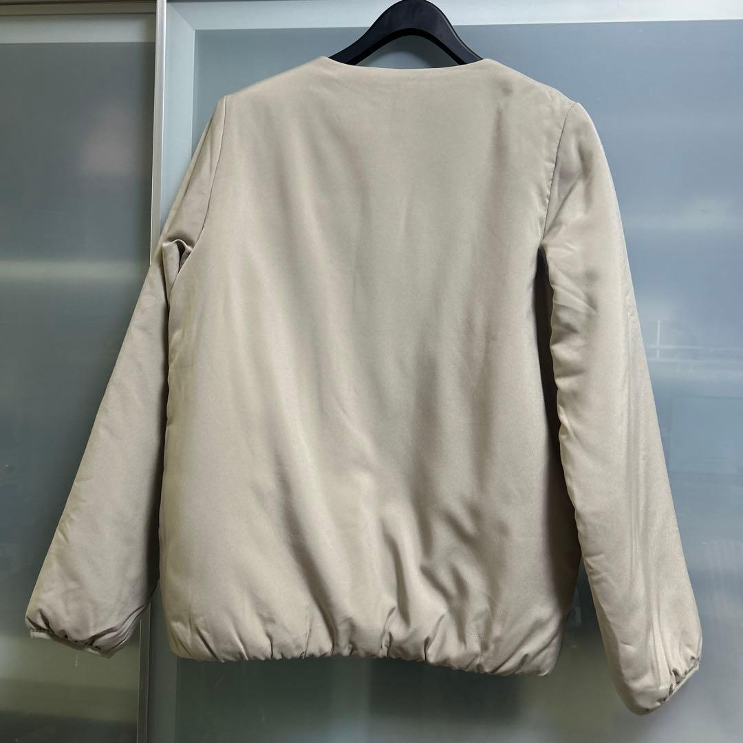 FILA ⭐️ベージュ ジップアップ中綿ジャケット　最終値下げ❗️