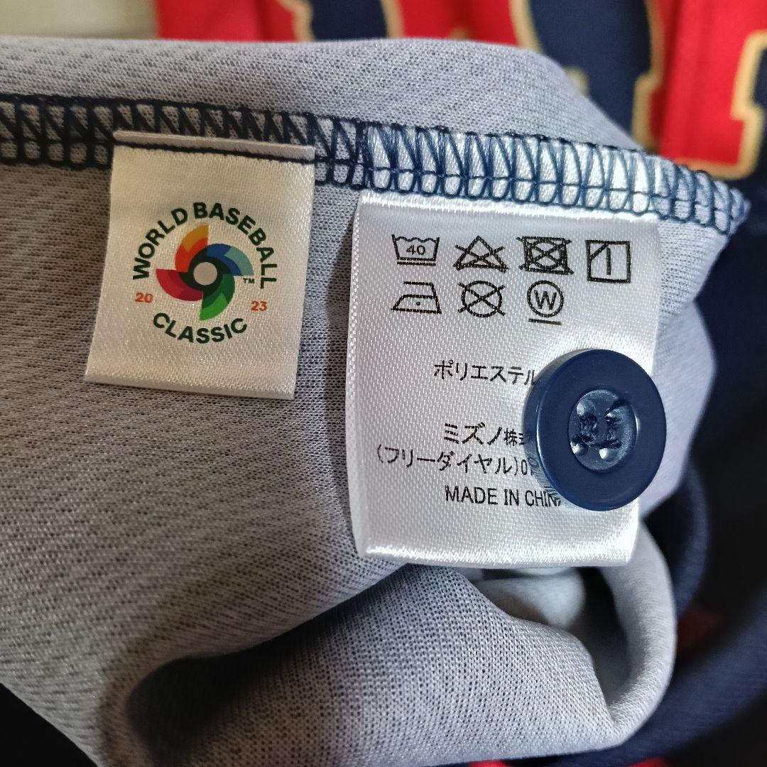ミズノ製 侍ジャパン 源田壮亮 WBC2023プリントユニフォーム ビジター／F
