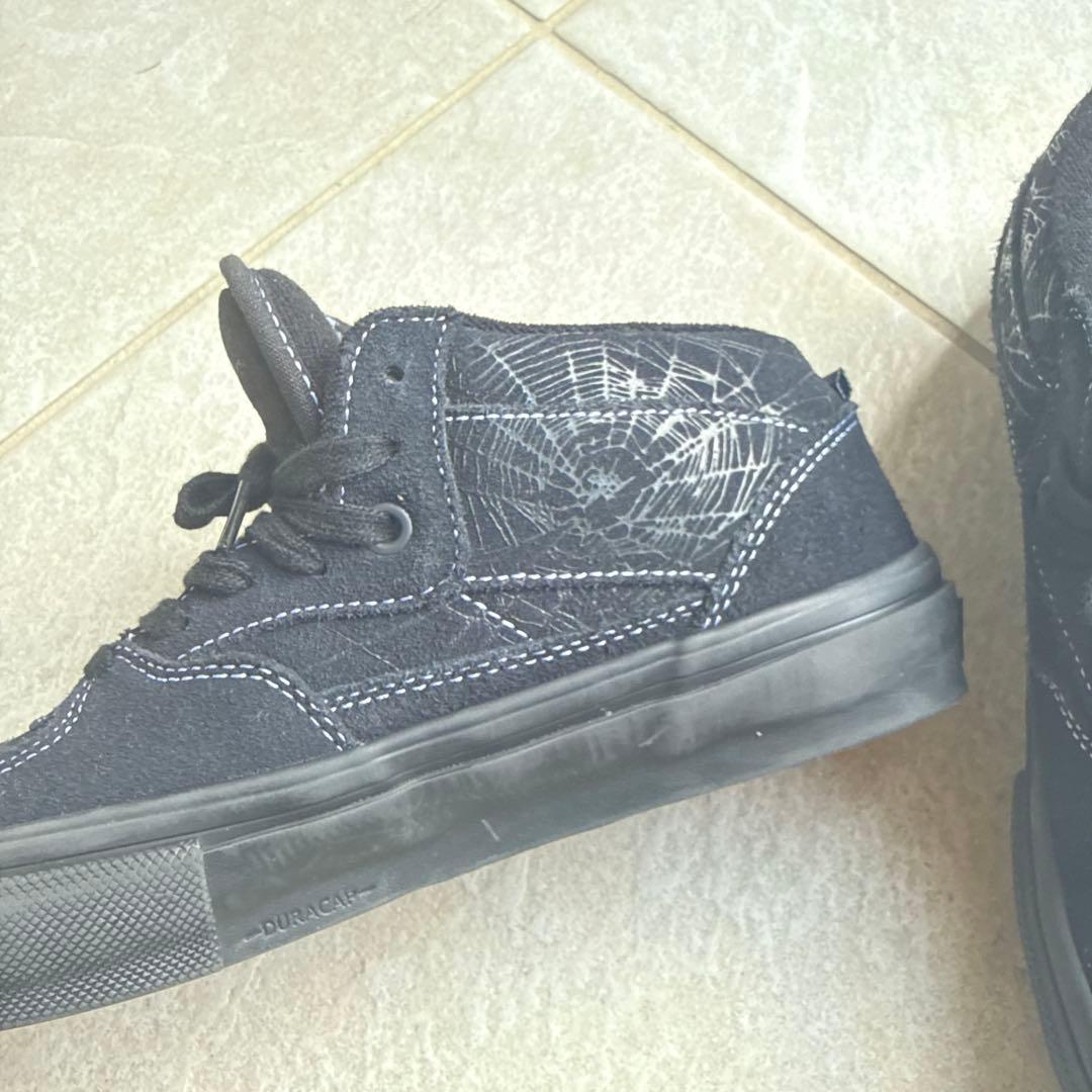 Vans Half Cab ブラックスエードスニーカー　24センチ