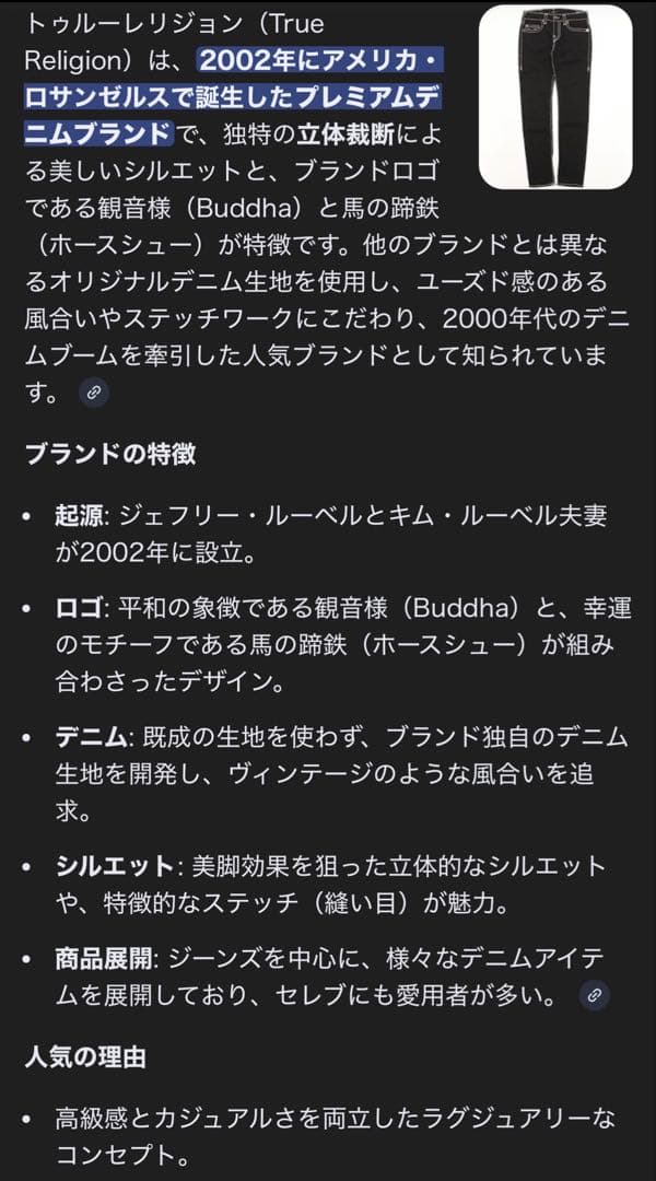 いちご⭐️USA製⭐️TRUE RELIGION RAINBOW JOEY L