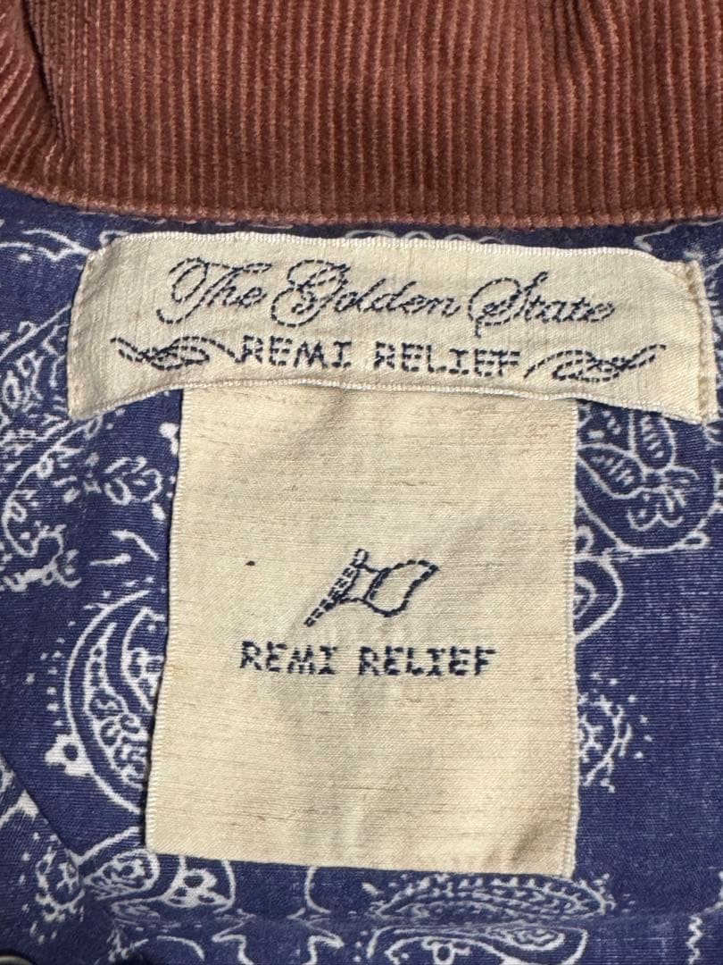REMI RELIEF レミリーフ　ダウンベスト　レッド　S