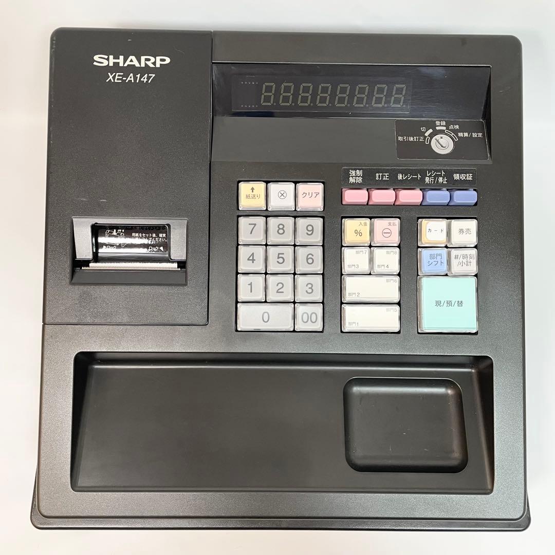 SHARP レジスター XE-A147 ブラック