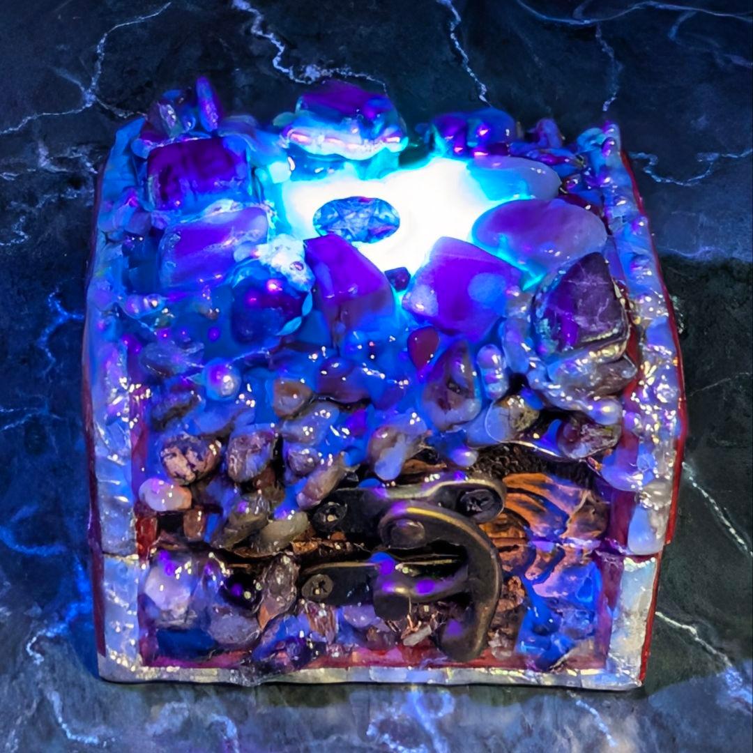 ※一点物　真正奥義書ルシファー召喚オルゴンBOX　響金属結晶魔導具魔ジュエリー