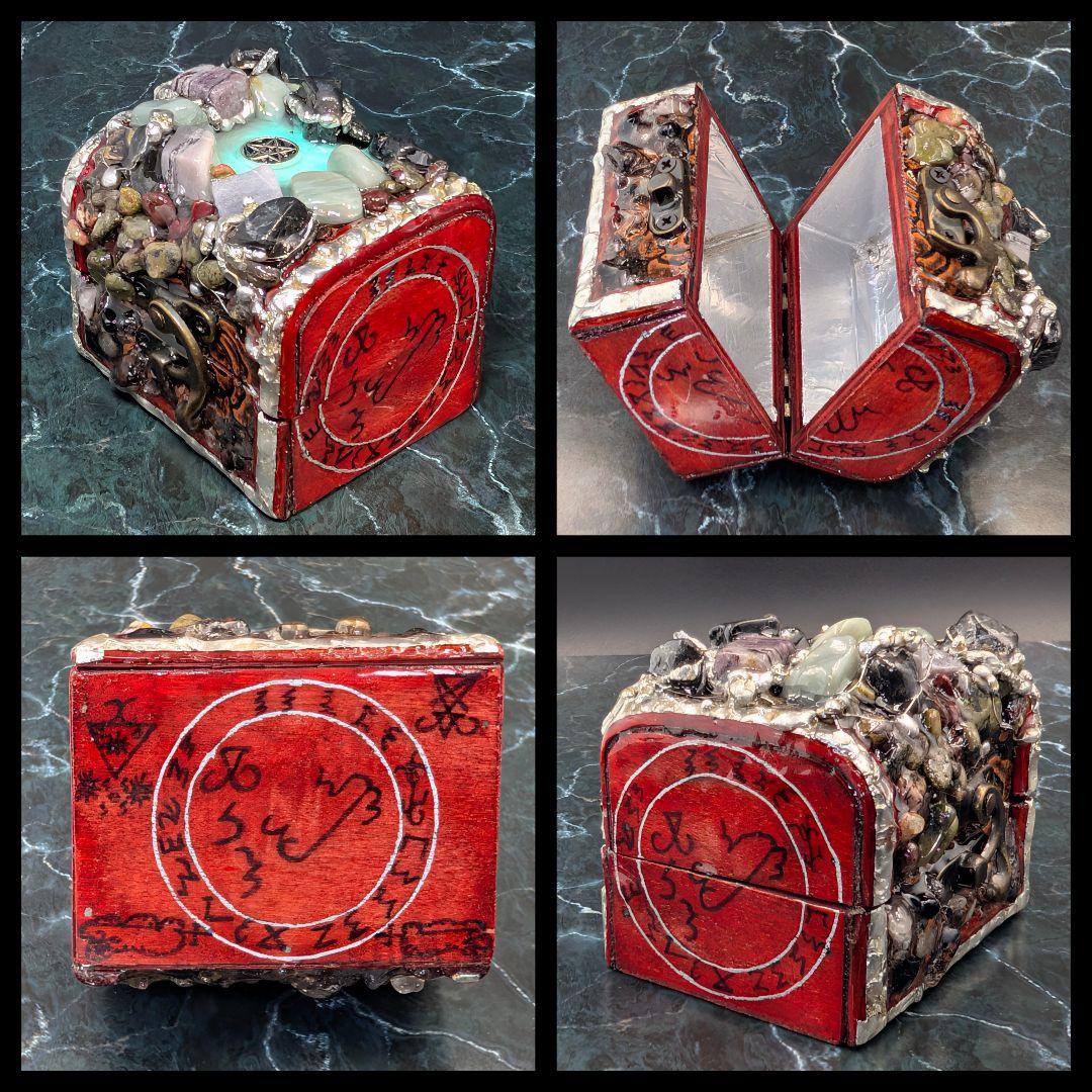 ※一点物　真正奥義書ルシファー召喚オルゴンBOX　響金属結晶魔導具魔ジュエリー