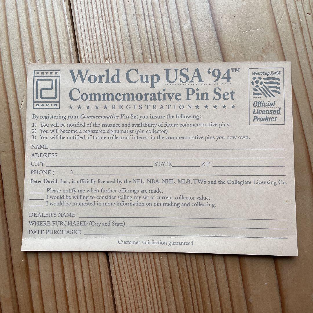サッカーワールドカップ　1994 ピンバッジ