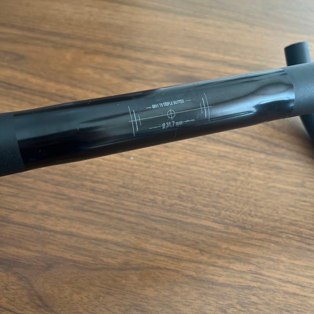 Deda ZERO2ロードバイク黒 ドロップハンドル 自転車用