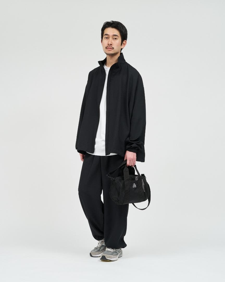 フレッシュサービス SYNTHETIC WOOL TRACK SUIT BK M