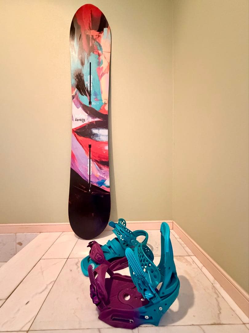 BURTON Lipstick & LEXA / スノーボード&バインセット