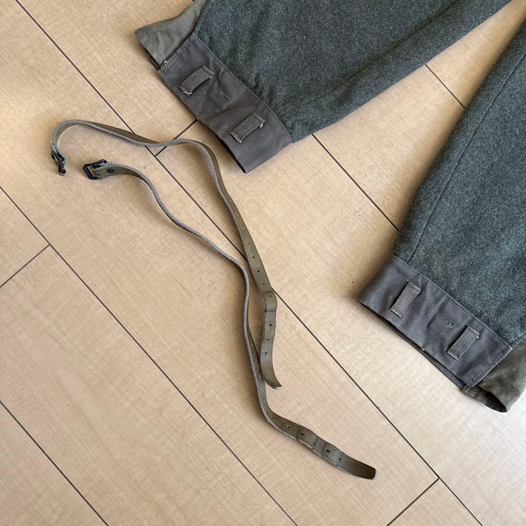 【美品】古着 スウェーデン軍 m39 ウールパンツ　メルトンウール 40sユーロ