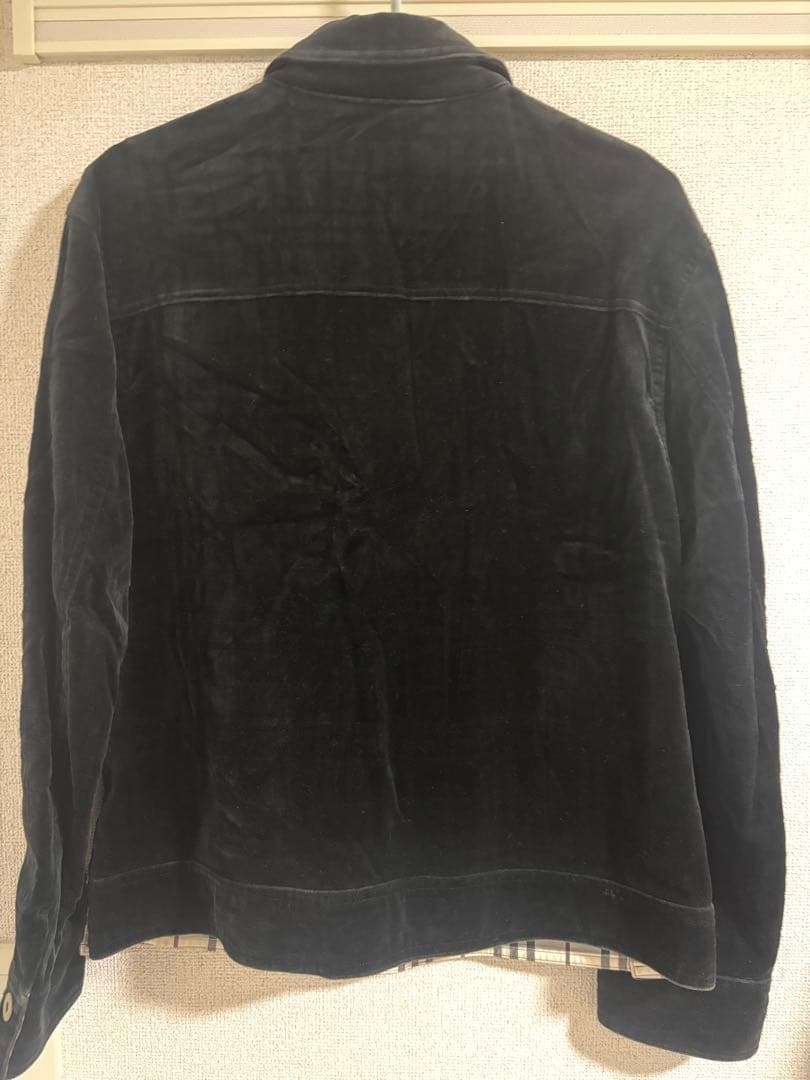 BURBERRY BLACK LABEL シャドーベロア ジャケット　Mサイズ