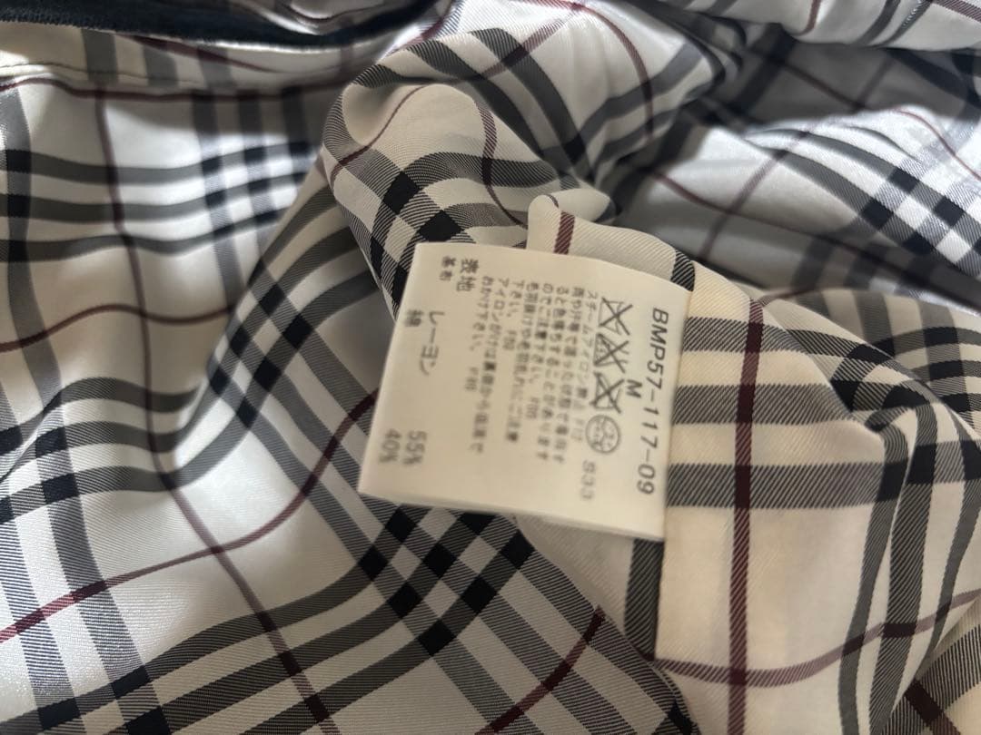 BURBERRY BLACK LABEL シャドーベロア ジャケット　Mサイズ