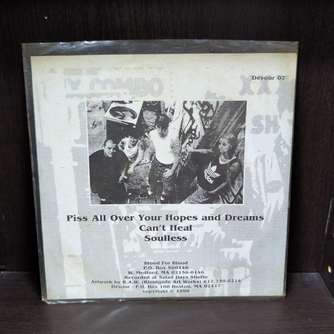 ​Blood For Blood / Soulless 7インチ NYHC