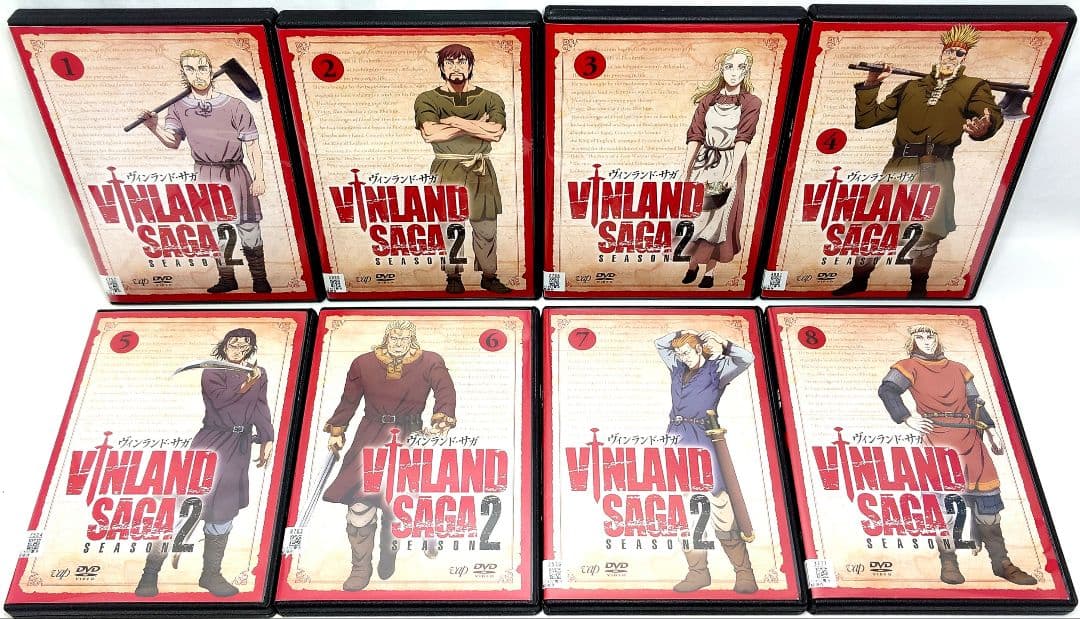 ヴィンランド・サガ【1期+2期】DVD 全16巻 セット