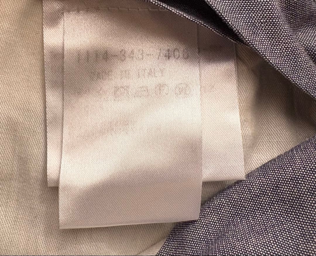 【美品】CARUSO カルーゾ　スラックス　パンツ 毛 ウール 黒 ブラック