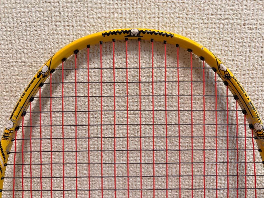 早いもの勝ち(希少)ビクター　スヌーピー 限定コラボ バドミントンラケット