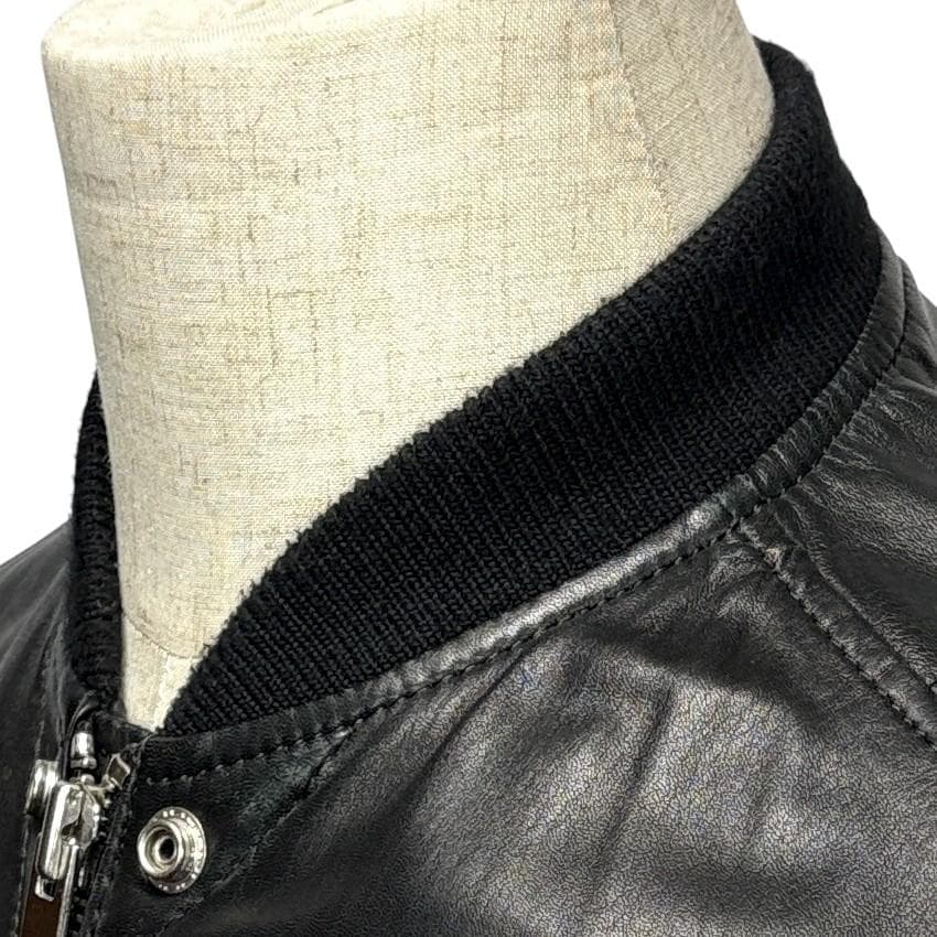 ✨大幅値下げ✨17,800円美品 ★DIESELディーゼル羊革MA-1S中綿