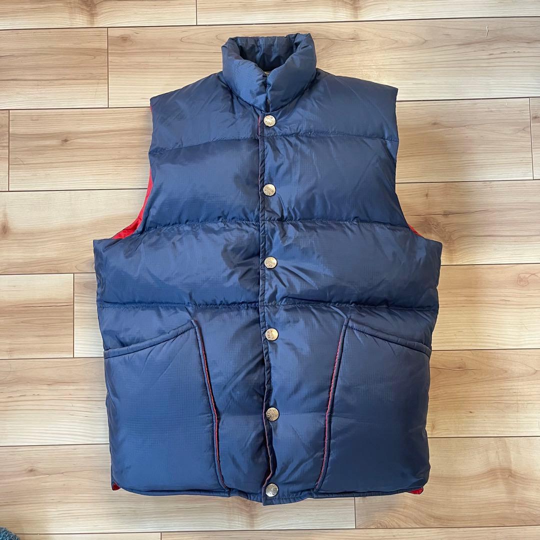【美品】 テンダーロイン TENDERLOIN ダウンベスト ネイビー L