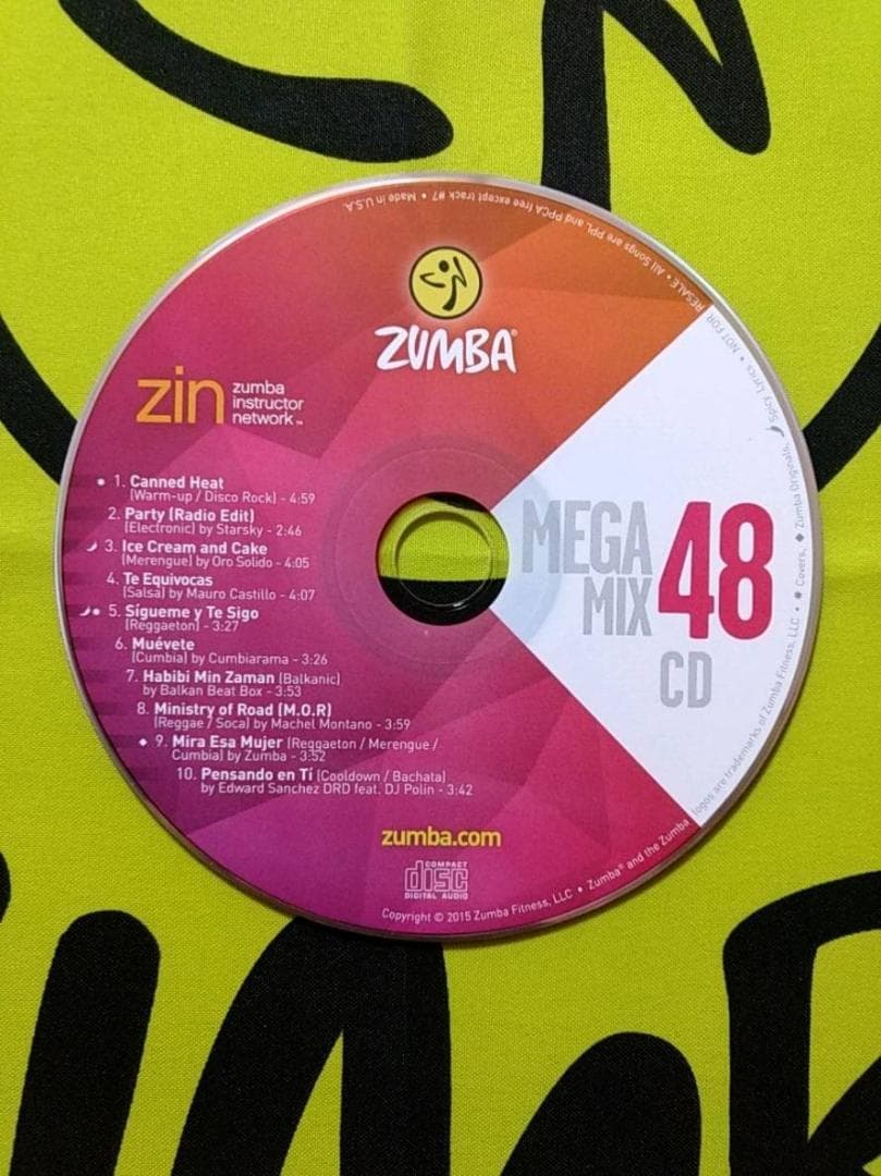 ZUMBA　ズンバ　CD　10枚セット　MEGAMIX41～MEGAMIX50