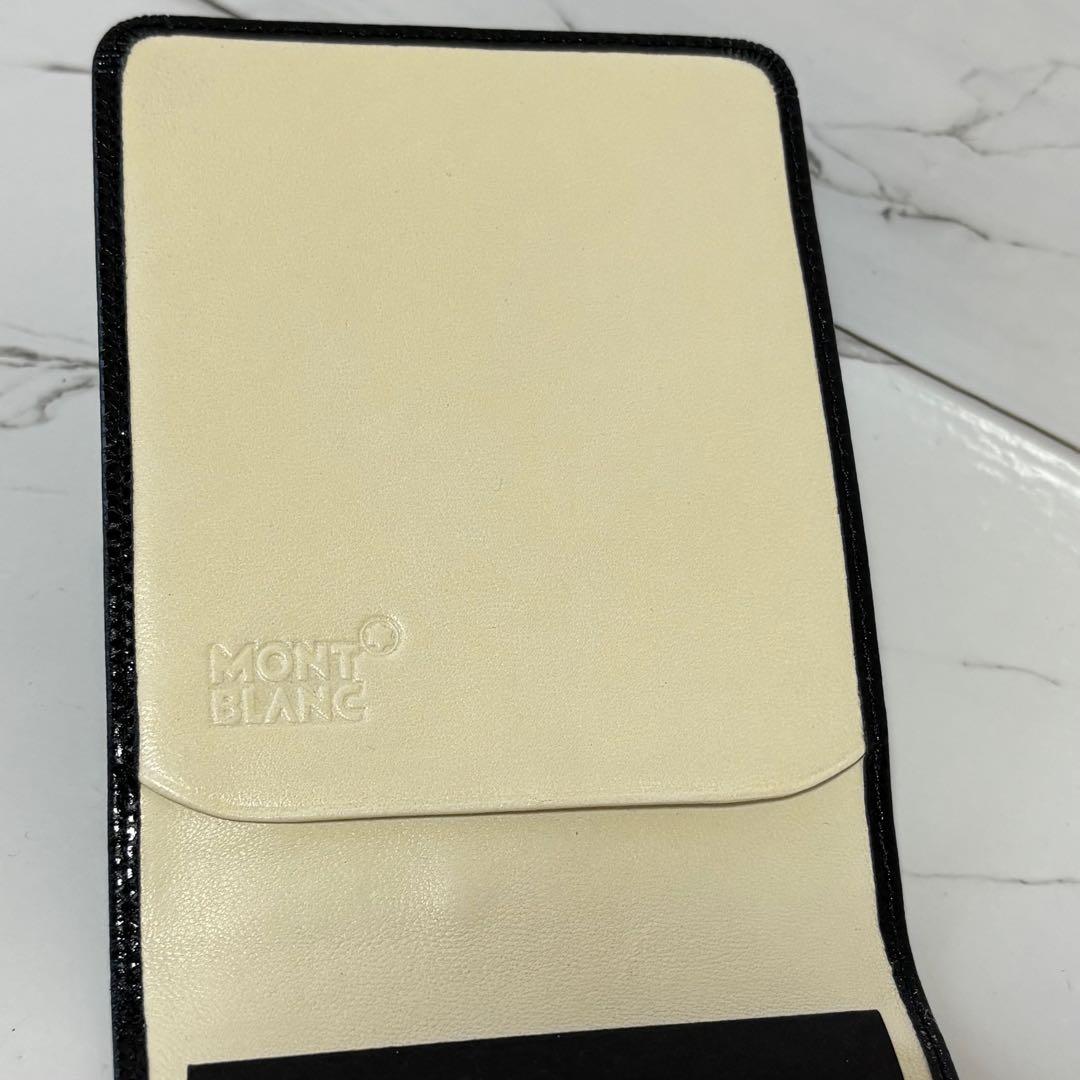 未使用✨モンブラン ノートパッド マイスターシュテュック レザー カードケース