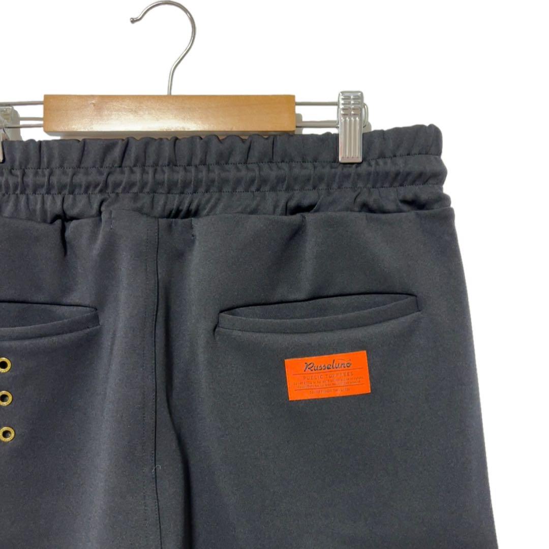 新品 ラッセルノ ゴルフ コブラ ワッペン ショートパンツ ブラック L 5