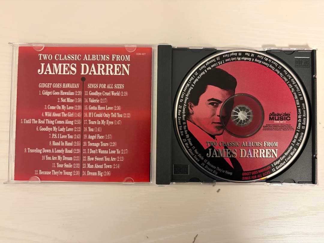 洋楽 James Darren Two Classic Albums CD