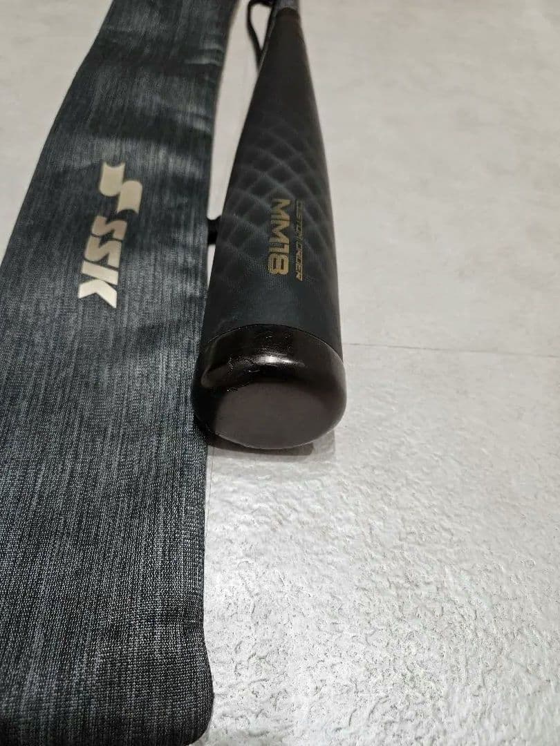 中古品 MM18JR ヘビー ブラック SBB5085 80cm 少年軟式用