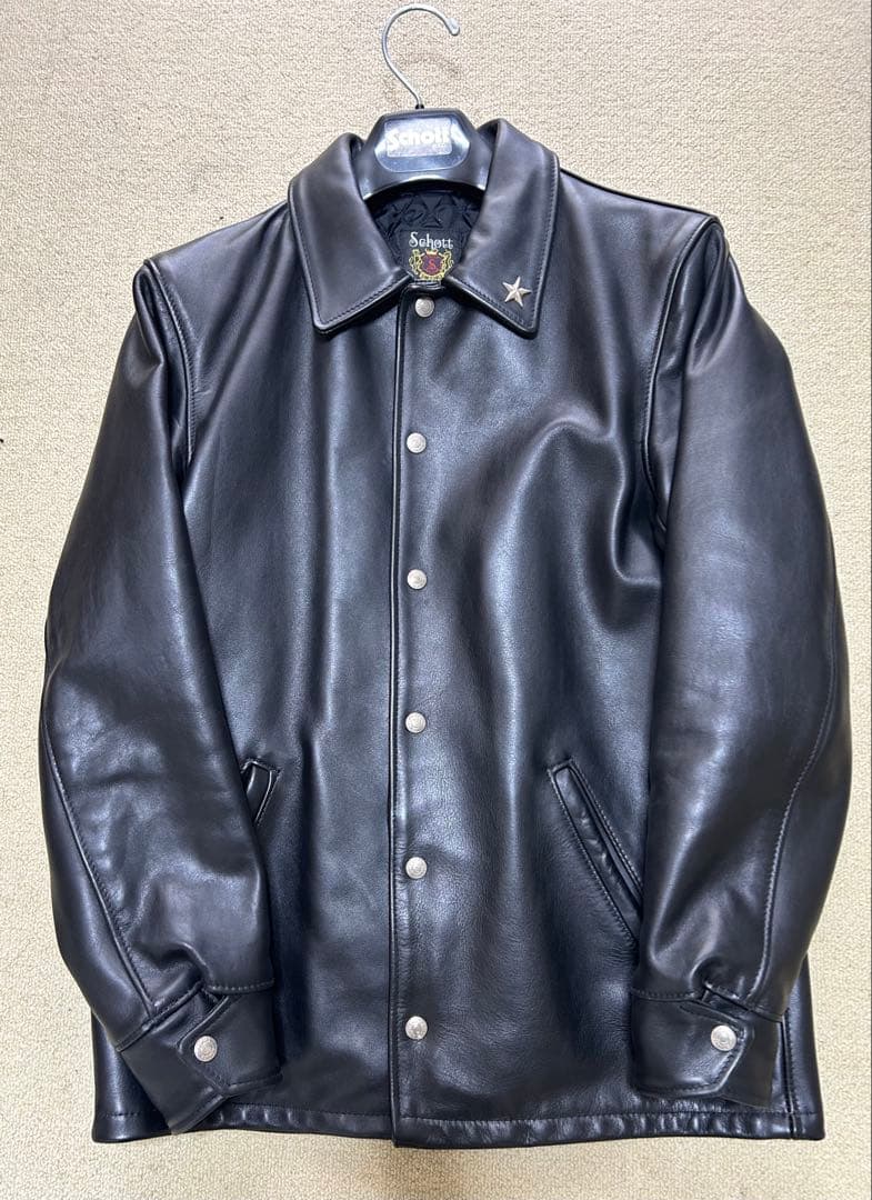 Schott ワンスターレザーコーチジャケット