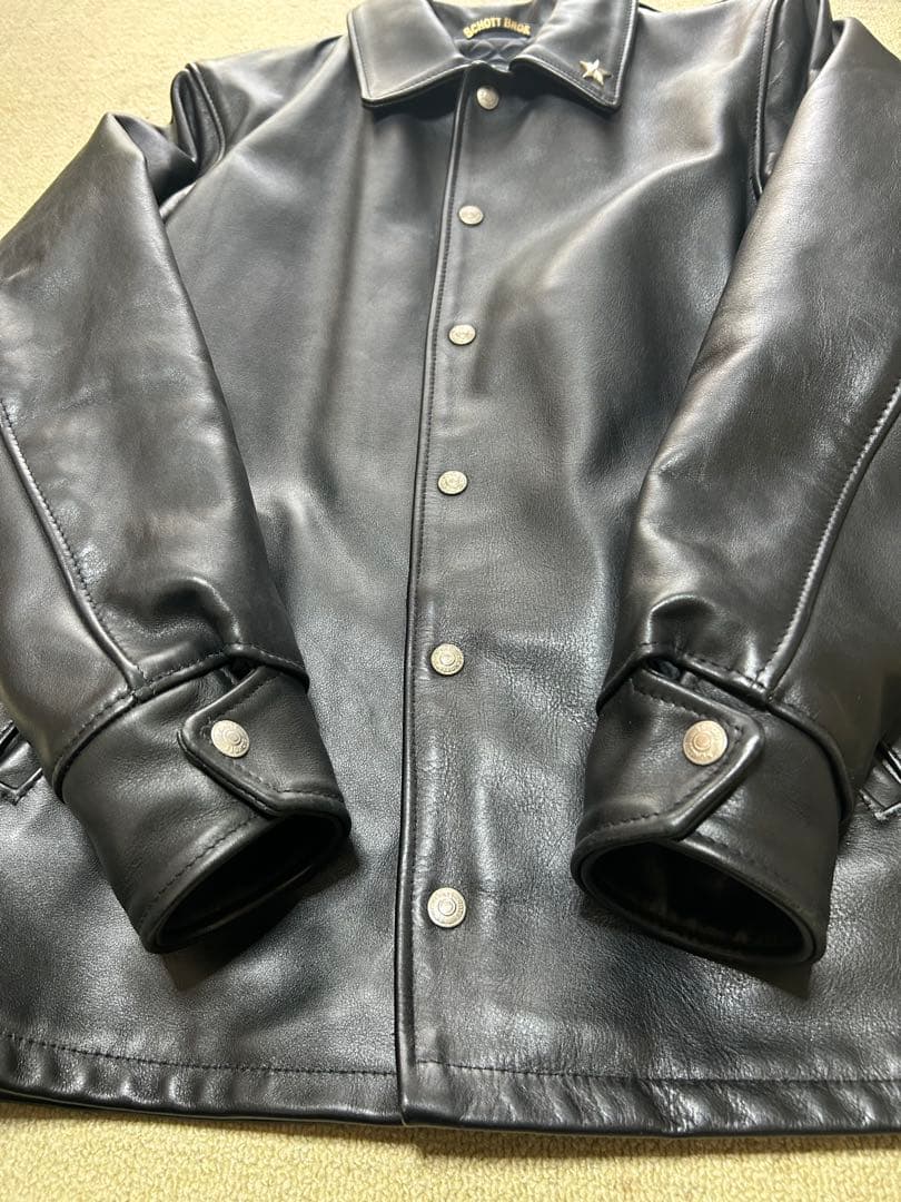 Schott ワンスターレザーコーチジャケット